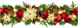 Christmas Decorative Garland PNG Clipart Picture | Gallery ...