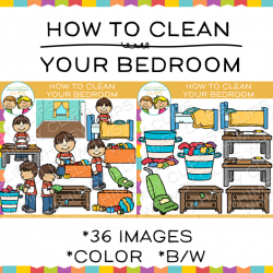 How to Clean Your Bedroom Sequencing Clip Art , Images ...