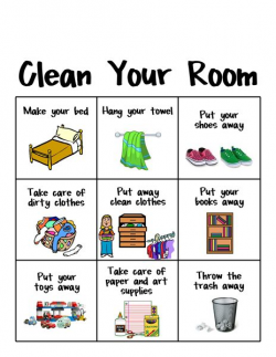 Make it easy for your pre-reader to clean her room with this free ...