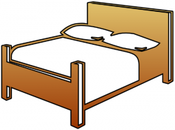 Bedroom clipart double bed - Pencil and in color bedroom clipart ...