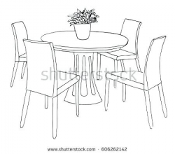 Fancy Dinner Table Clipart Black Family Dinner Table Clip Art Home ...
