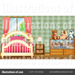 Bedroom Clipart #1190287 - Illustration by Graphics RF