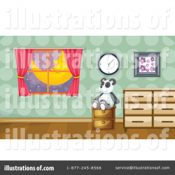 Bedroom Clipart #1158735 - Illustration by Graphics RF