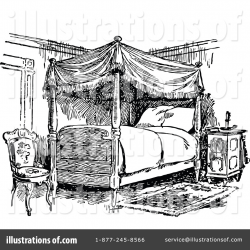 Bedroom Clipart #1209118 - Illustration by Prawny Vintage
