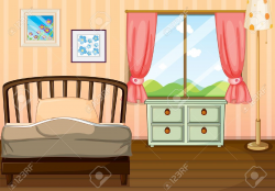 Empty Bed Clipart