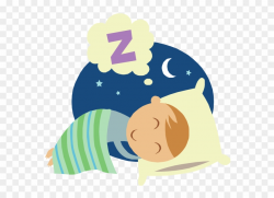 Kids And Sleep - Cartoon Picture Of Bedtime Clipart (#236278 ...