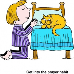 Bedtime Prayer Clipart - Letters