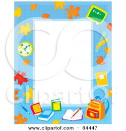 education boarders | -Free (RF) Clipart Illustration of a Vertical ...
