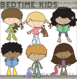Bedtime Kids Clipart