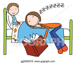 Stock Illustration - Bedtime stories. Clipart gg5052018 - GoGraph