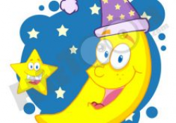 Interesting Clipart Bedtime Moon Pencil And In Color - Clip Art 2018