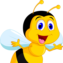 Cartoon Honey Bee Clip Art | Honey Bee Animated - ClipArt ...
