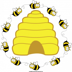 bee clipart. Beehive Bee | Clipart Panda - Free Clipart Images