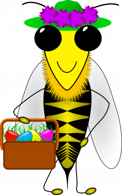Clipart - Easter Bee Clipart