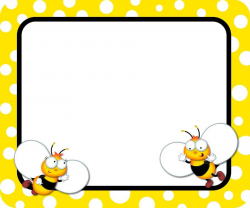 Buzz-Worthy Bees Name Tags | Bees, Clip art and Kids cards