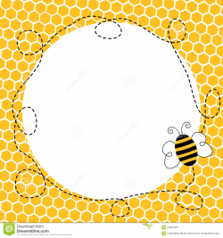 Flying Bee In A Honeycomb Frame - Download From Over 26 Million High ...