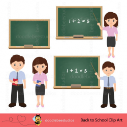 Back to School Clipart, Stationery Clipart, Graduation Clipart ...