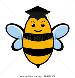Bee clipart graduation - Pencil and in color bee clipart graduation