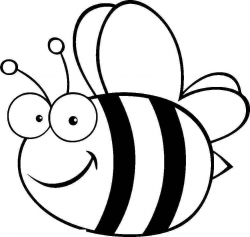 Honey Bee Clipart Bees Inside Outline - Clipart1001 - Free ...
