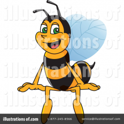 Worker Bee Character Clipart #216565 - Illustration by Toons4Biz