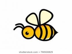 vector symbol honey bee simple | Birthday | Bee illustration ...