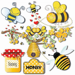 Bumble Bee Clip Art-Bumble Bee Beehive Clip Art-Buzzy Bee Clip art ...