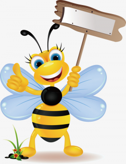 Cute Bee, Simple, Conjugal Love, Teacher PNG and Vector for Free ...