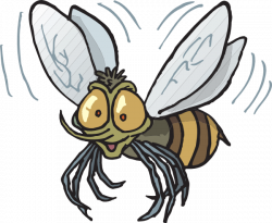 Image of Flying Bee Clipart Fly Bee Vector Clip Art - Clip Art Library