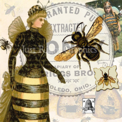 Bee Clipart victorian - Free Clipart on Dumielauxepices.net