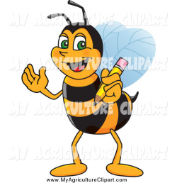 Office Worker Bee Clipart
