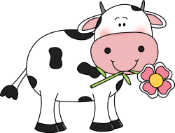 Cow with a Flower in its Mouth -- Udderly Adorable --- | imágenes ...