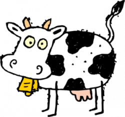 Cartoon Cow Clip Art at Clker.com - vector clip art online, royalty ...