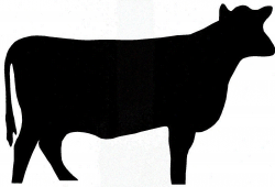 Beef Cow Silhouette at GetDrawings.com | Free for personal use Beef ...