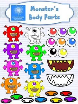 Create / Build a Monster Clip Art | Monsters and Clip art