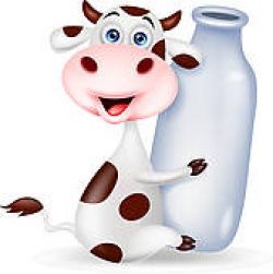 Milk Cow Clip Art - Royalty Free - GoGraph