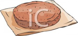 Ground Beef Patty - Royalty Free Clipart Picture