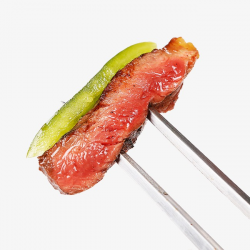 Chopsticks Piece Of Meat, Product Kind, Beef, Food PNG Image and ...