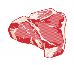 Raw clipart porterhouse steak - Pencil and in color raw clipart ...