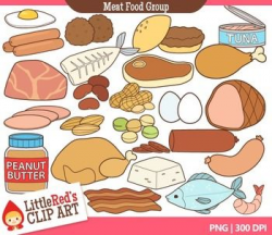 Meat and Alternatives Food Clip Art | Food groups, Clip art and ...