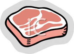 Piece Of Raw Steak Clipart Image - foodclipart.com