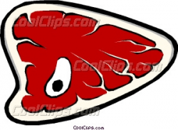 Rib eye steak Vector Clip art