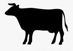 Beef Clipart Beef Cattle - Cow Silhouette #756828 - Free ...