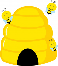Beehive Clipart Png - Letters