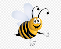 Cartoon Honey Bee Clip Art - Bee Clipart Gif Animation - Png ...