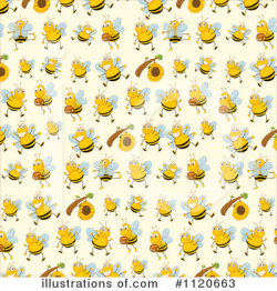 Background clipart bee - Pencil and in color background clipart bee