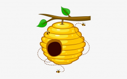 Beehive Clipart Transparent - Honey Bee Hive Clip Art ...