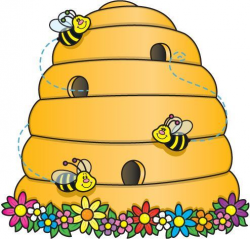 Bee Hive Clip Art - Bing | moldes de letras | Pinterest | Clip art ...
