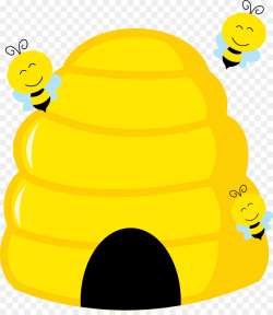 Beehive Honey bee Clip art - honey bee hive template download png ...