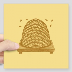 Beehive Stickers - CafePress