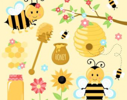 Bee clip art | Etsy